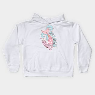 Mermaid At Heart Kids Hoodie